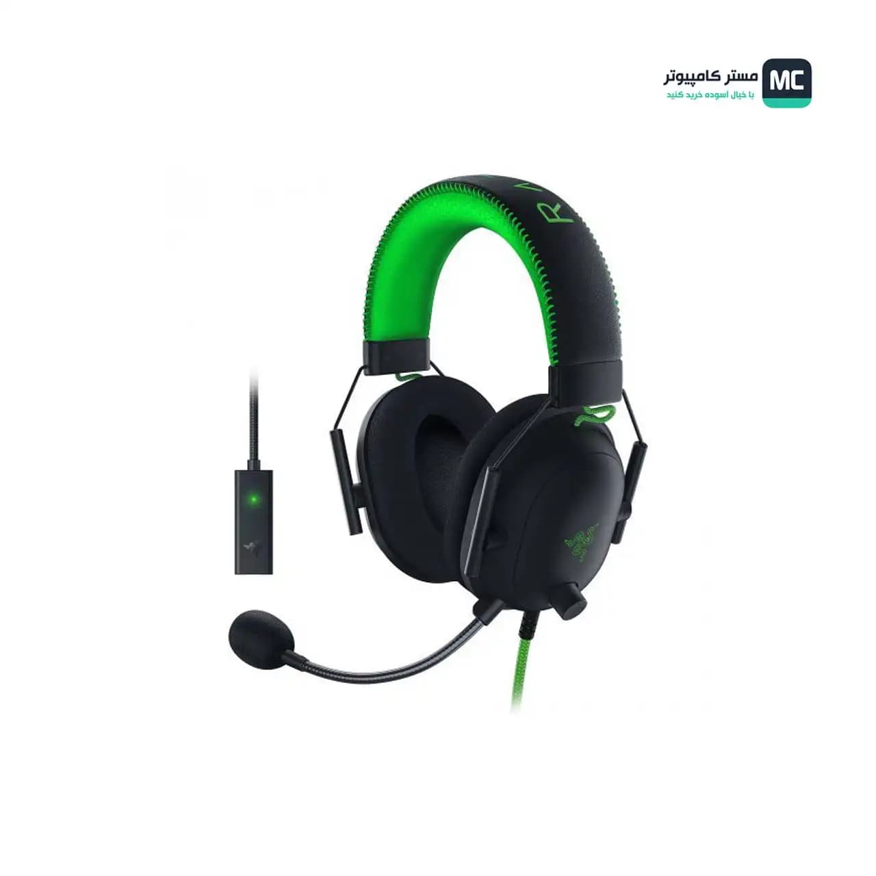 هدست گیمینگ ریزر BlackShark V2 + USB Sound Card Special Edition
