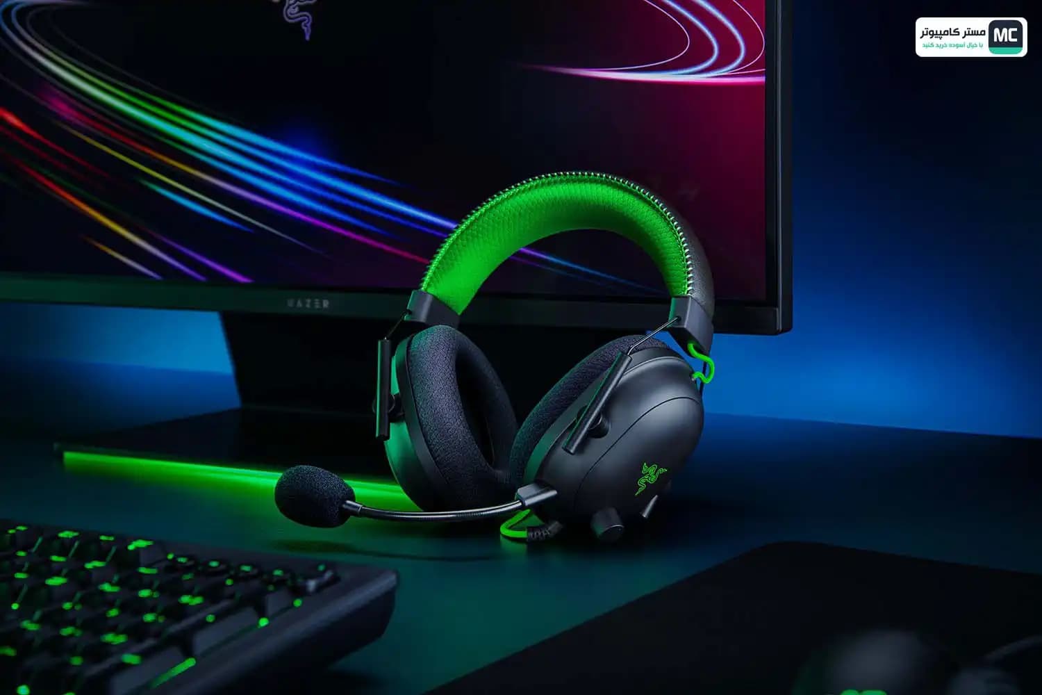 هدست گیمینگ ریزر BlackShark V2 + USB Sound Card Special Edition — تصویر ۴