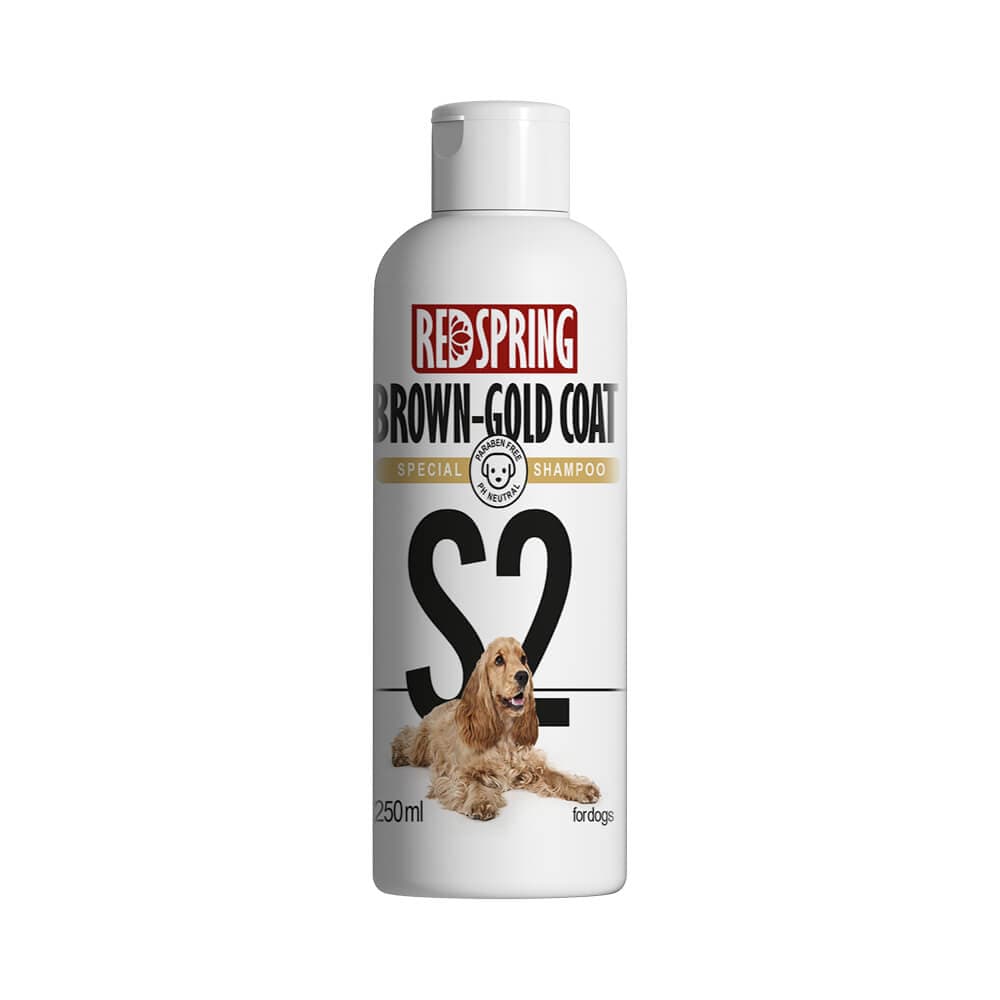 شامپو تخصصی سگ با موهای قهوه ای رد اسپرینگ 250ml + 50ml (رایگان) — تصویر ۲