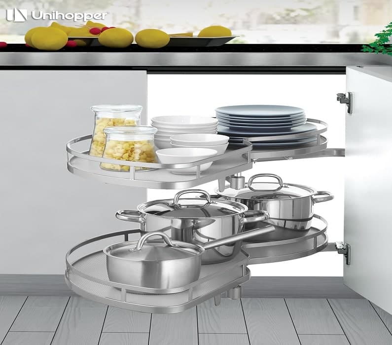 لمن کرنر کابینت زمینی آرام بند کف دایموند یونی هوپر کد WB2207