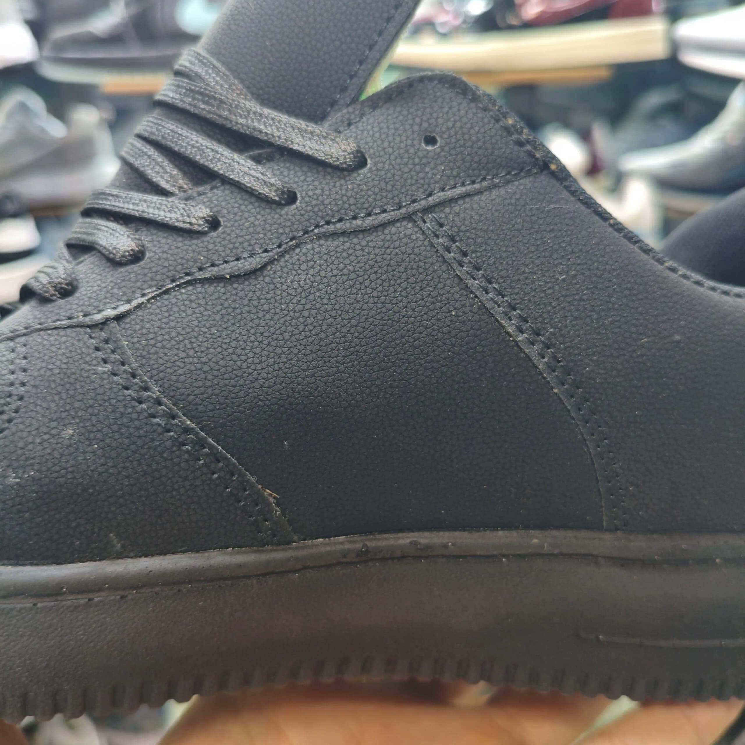 کتونی نایک ایرفورس 1 مردانه مشکی مدل Triple Black — تصویر ۵