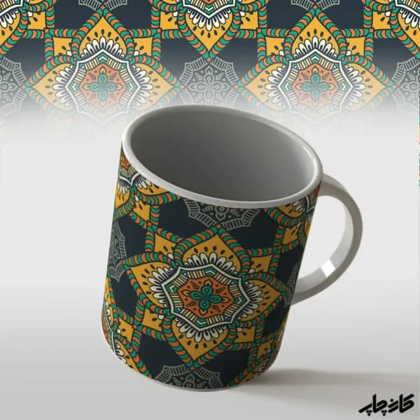 ماگ طرح بافت گرافیکی 3