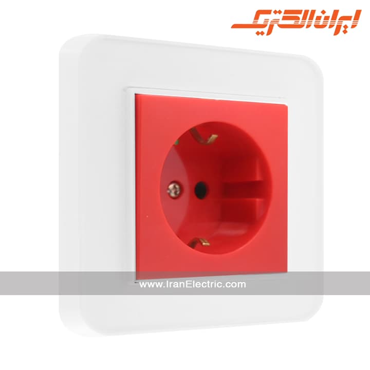 پریز برق UPS ارس سفید زه سفید میان سفید