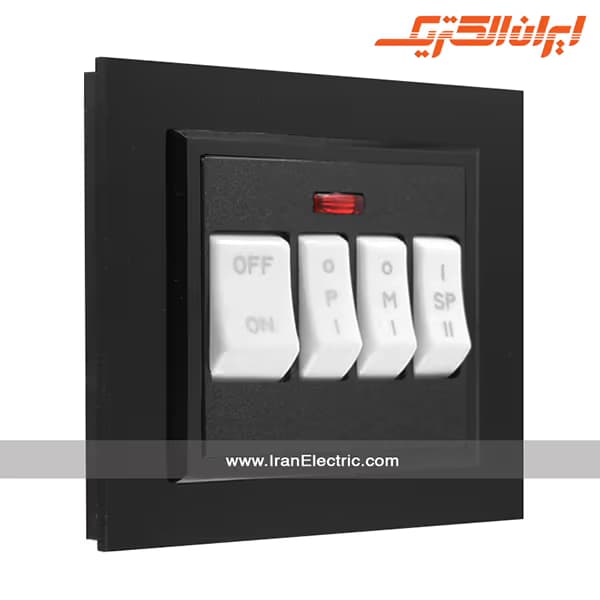 کلید کولر پلکسی مشکی