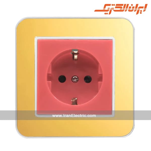 پریز برق UPS ارس سفید زه طرح متال — تصویر ۲