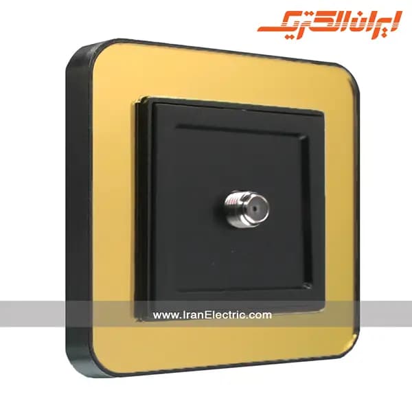 پریز آنتن SAT ارس مشکی زه طرح متال
