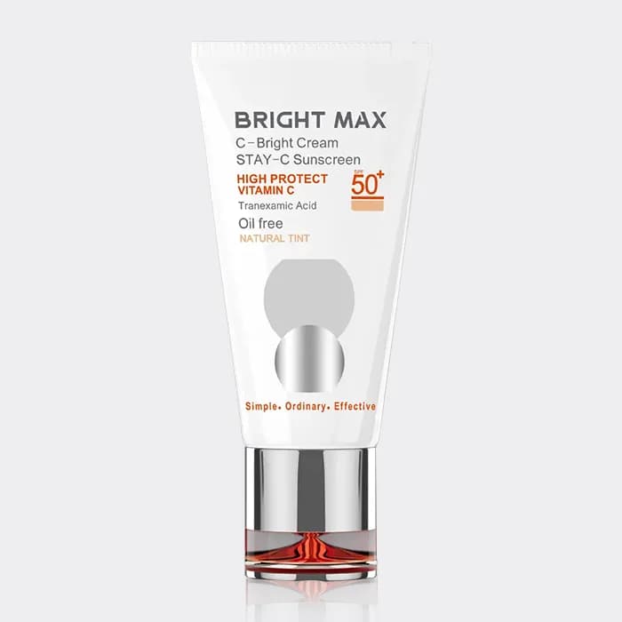 کرم ضد آفتاب رنگی ویتامین سی ث-برایت برایت مکس Bright Max C-Bright Cream Natural Tint Stay-C Sunscreen 50ml