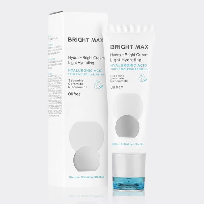 کرم آبرسان پوست چرب لایت هیدرا-برایت برایت مکس Bright Max Hydra Bright Light Hydrating Cream 50ml — تصویر ۲