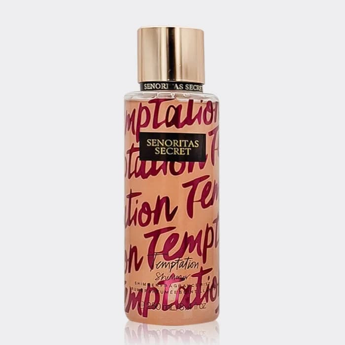 بادی اسپلش شاین دار تمپتیشن سنوریتاز سکرت Senoritas Secret Temptation Body Splash 250ml