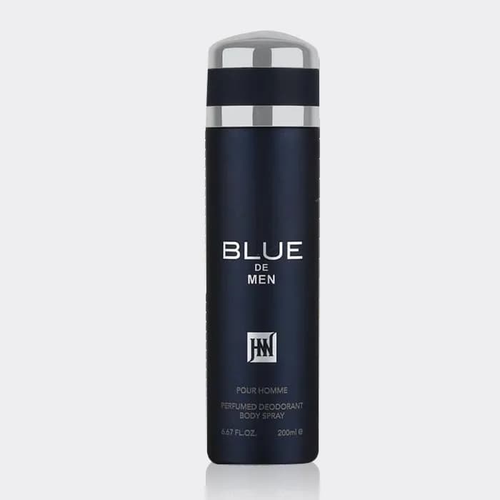 اسپری بدن مردانه بلو دی من جکوینز Jackwins Blue De Men Perfumed Deodorant Body Spray 200ml
