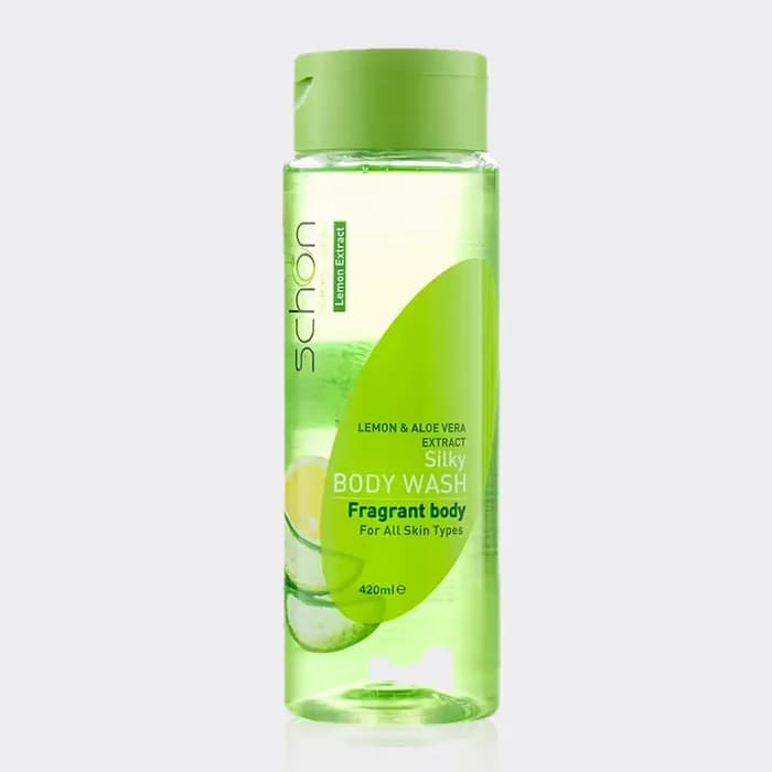 شامپو بدن لیمو و آلوئه ورا شون Schon Lemon & Aloe Vera Extract Body Wash 420ml