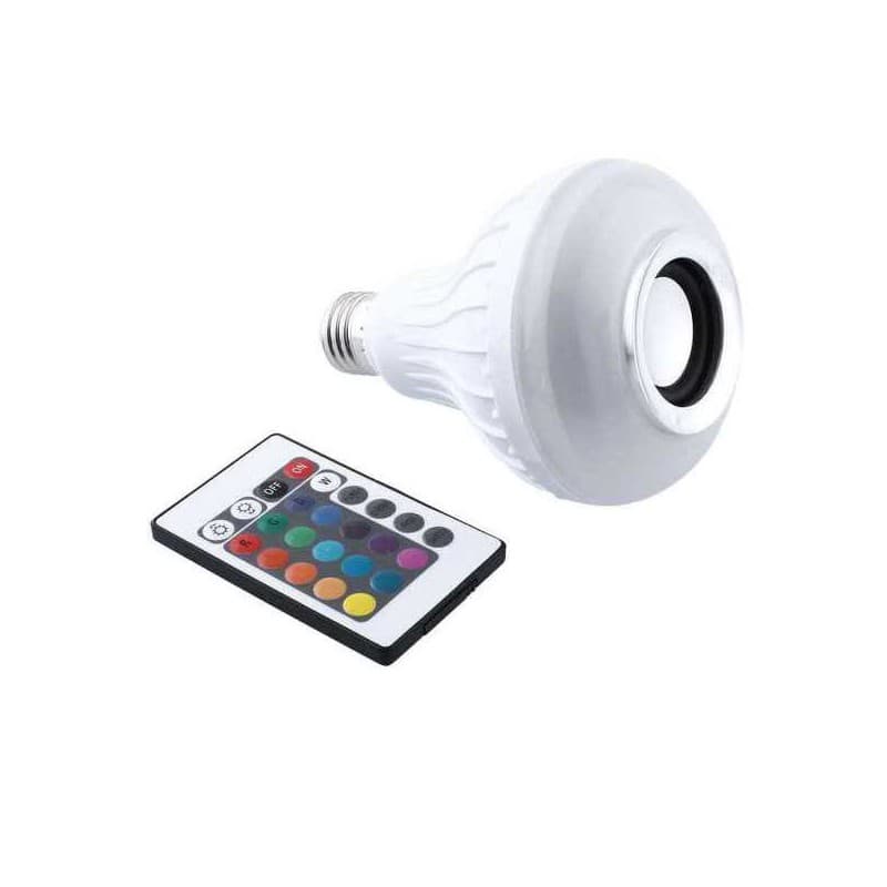 لامپ هوشمند RGB اسپیکردار بلوتوثی با ریموت مدل HX-015 — تصویر ۲