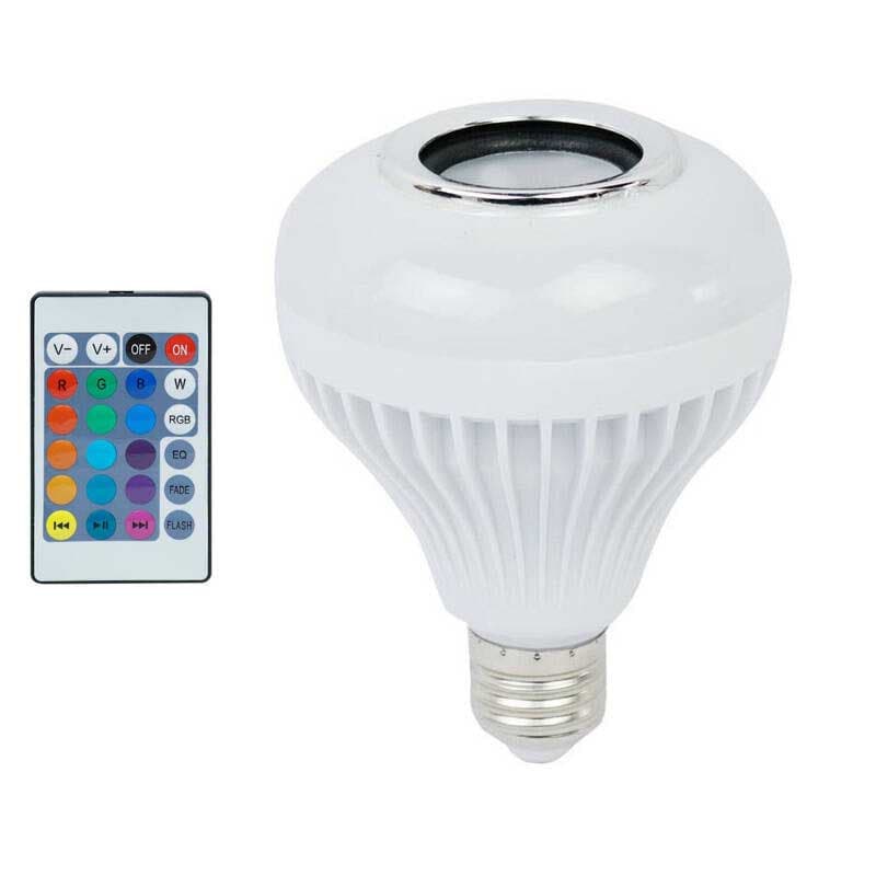 لامپ هوشمند RGB اسپیکردار بلوتوثی با ریموت مدل HX-015 — تصویر ۳