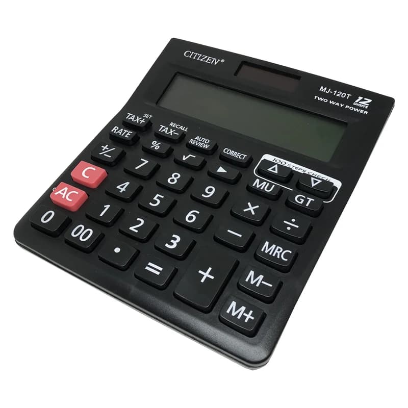 ماشین حساب سیتیزیو مدل MJ-120T-W — تصویر ۲
