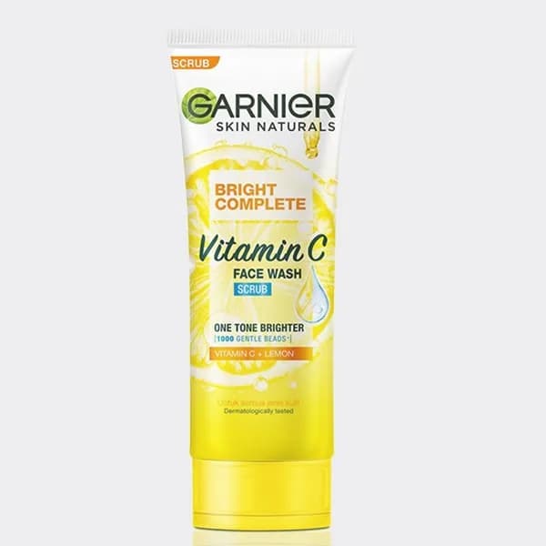 اسکراب شوینده ویتامین سی گارنیه مدل Garnier Bright Complete Vitamin C Face Wash Scrub