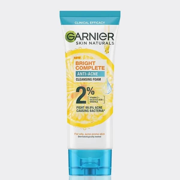 فوم شوینده ضد جوش و روشن کننده گارنیه مدل Garnier Bright Complete Anti Acne Cleansing Foam