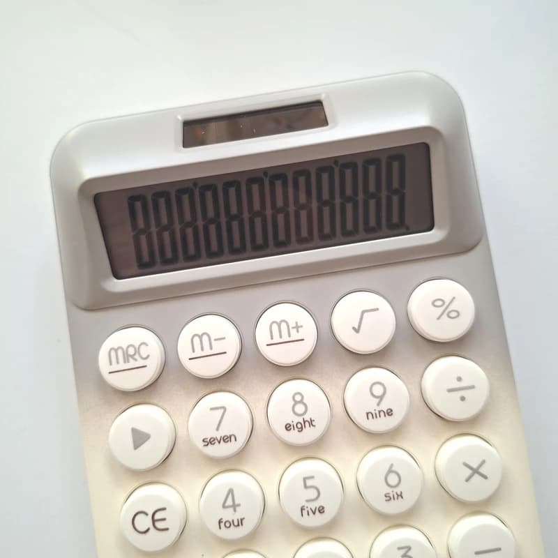 ماشین حساب مدل دکمه کیبوردی رانزن طرح Rz.858MAX — تصویر ۶