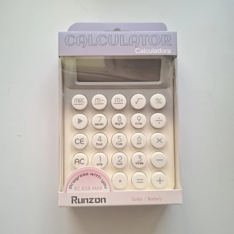 ماشین حساب مدل دکمه کیبوردی رانزن طرح Rz.858MAX — تصویر ۴