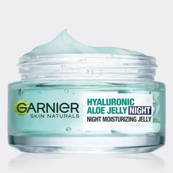 ژل آبرسان شب هیالورونیک آلوئه ورا گارنیه مدل Garnier Night Moisturizing Hyaluronic Aloe Jelly — تصویر ۲