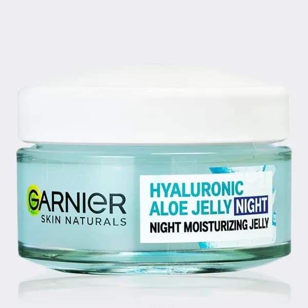 ژل آبرسان شب هیالورونیک آلوئه ورا گارنیه مدل Garnier Night Moisturizing Hyaluronic Aloe Jelly