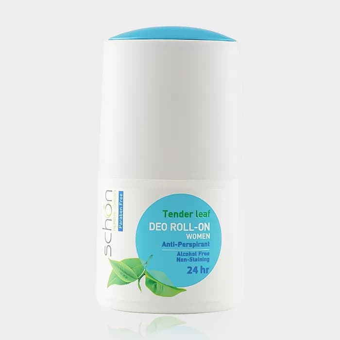 رول دئودورانت زنانه تندر لیف شون Schon Tender Leaf Deo Roll-On 50ml