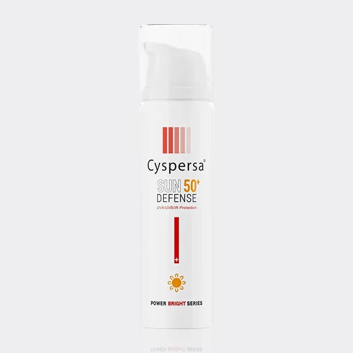 فلوئید ضد آفتاب ضد لک سیسپرسا Cyspersa Sun 50+ Defense Fluid Sunscreen 50ml