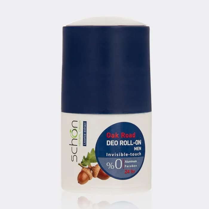 رول دئودورانت مردانه بدون آلومینیوم شون Schon Oak Road Deo Roll-On 50ml