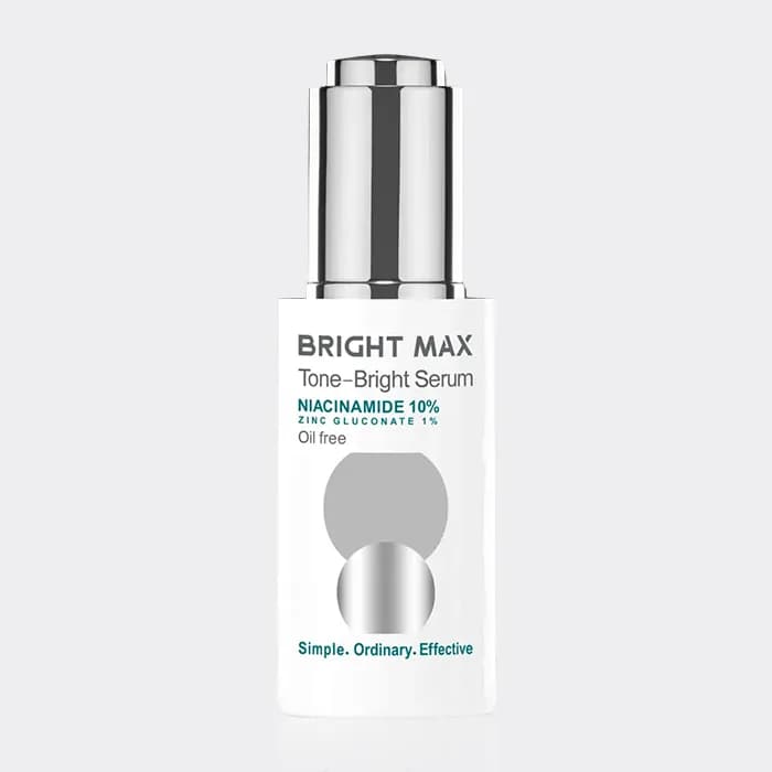 سرم نیاسینامید 10% تن-برایت برایت مکس Bright Max Niacinamide 10% Tone-Bright Serum 30ml
