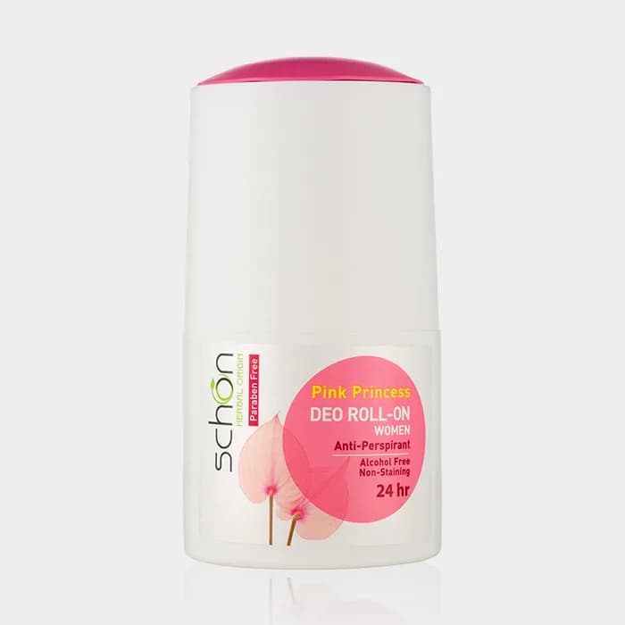 رول دئودورانت زنانه پینک پرنسس شون Schon Pink Princess Deo Roll-On 50ml