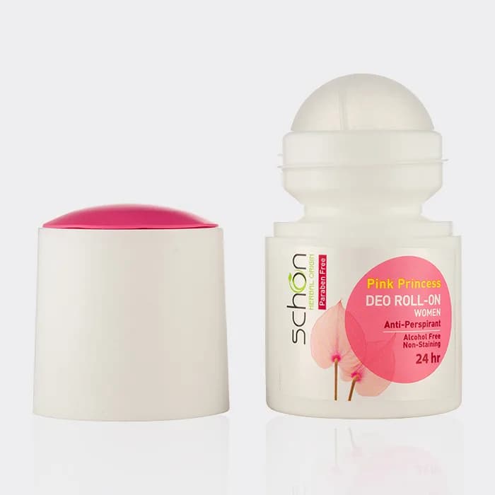 رول دئودورانت زنانه پینک پرنسس شون Schon Pink Princess Deo Roll-On 50ml — تصویر ۲