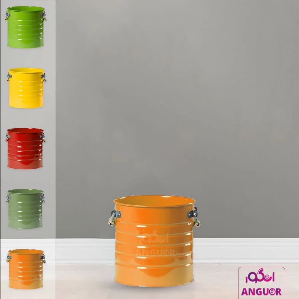 گلدان فلزی لاین قرمز (ارتفاع 30) — تصویر ۵