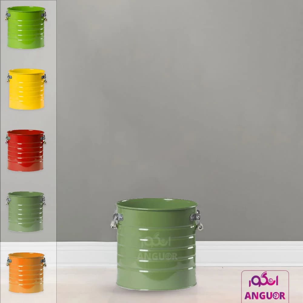 گلدان فلزی لاین قرمز (ارتفاع 30) — تصویر ۴