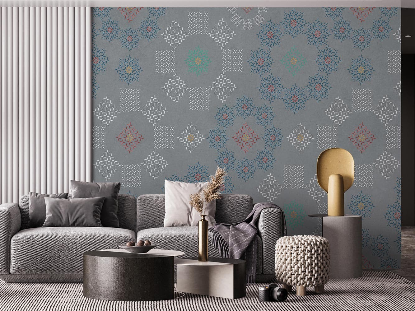 کاغذ دیواری اسلیمی سنتی M10155700