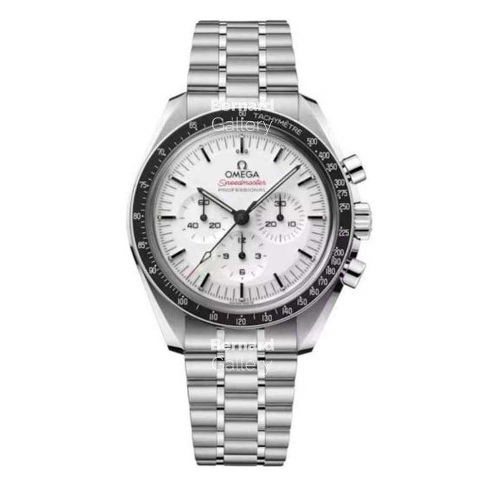 ساعت مچی مردانه امگا Omega Speedmaster Moonwatch Professional Steel&Amp White 42mm