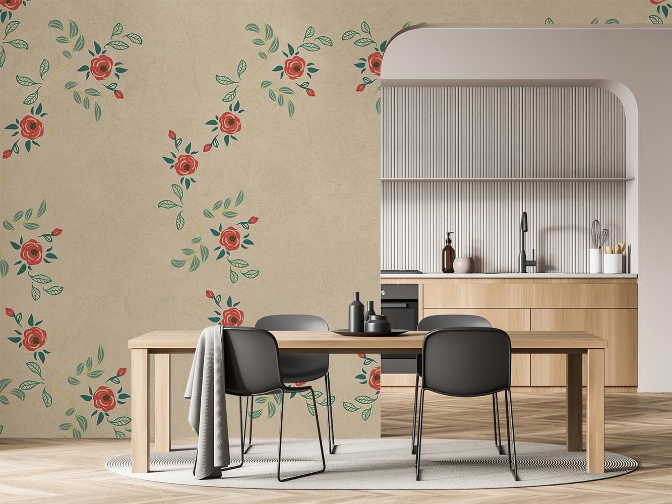کاغذ دیواری گل ریز M10137500