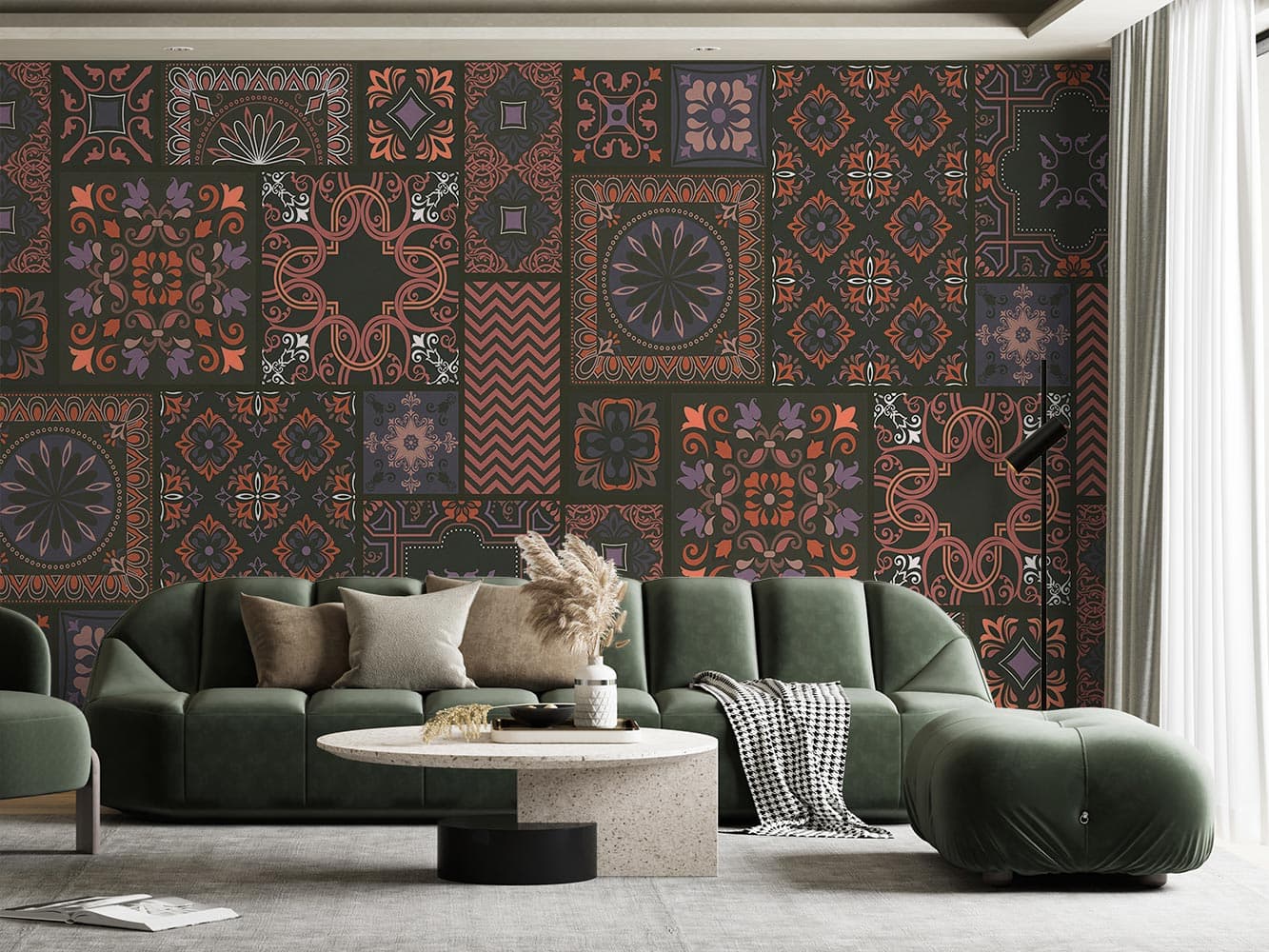 پوستر دیواری اسلیمی سنتی M10134100 — تصویر ۲