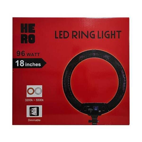 رینگ لایت هیرو مدل Hero Ring Light inches 18- 96W — تصویر ۲