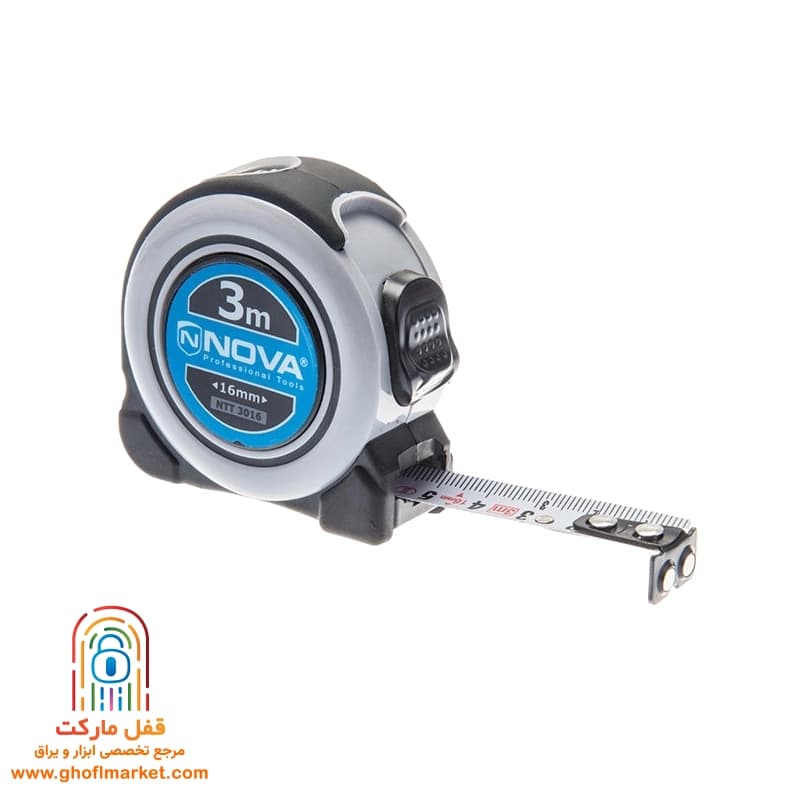 متر روکشدار 3 متری نووا مدل NTT-3016 — تصویر ۵