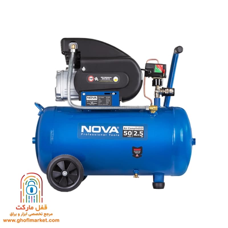 کمپرسور باد 50 لیتری نووا مدل NTA-9050