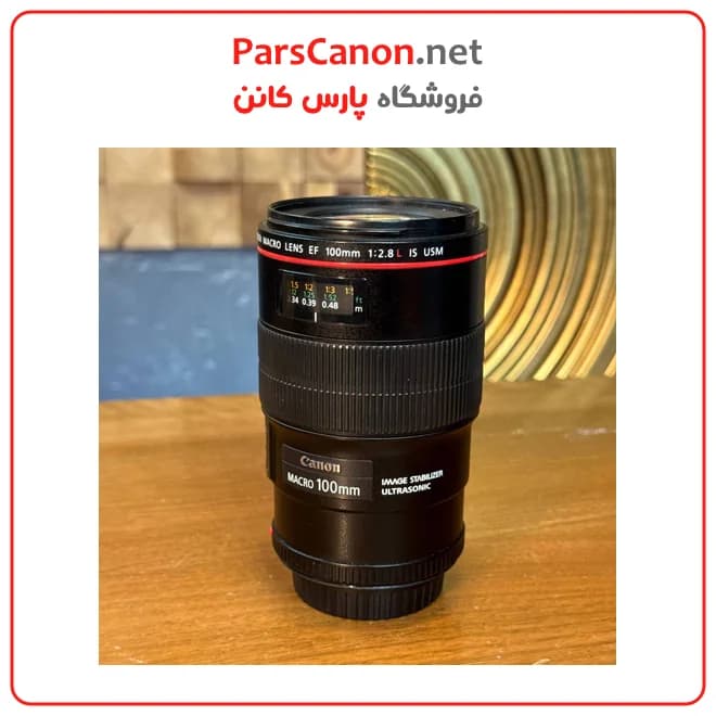 لنز دست دوم کانن Canon EF 100mm f/2.8L Macro IS USM — تصویر ۳