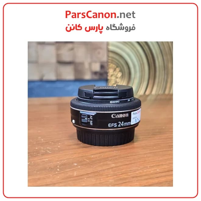 لنز کانن 24 میلیمتر دست دوم مدل Canon EF-S 24mm f/2.8 STM