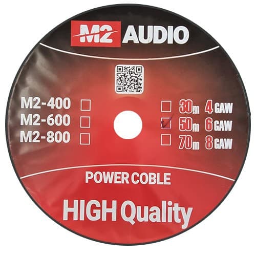 کابل برق 6 گیج M2 Audio — تصویر ۳