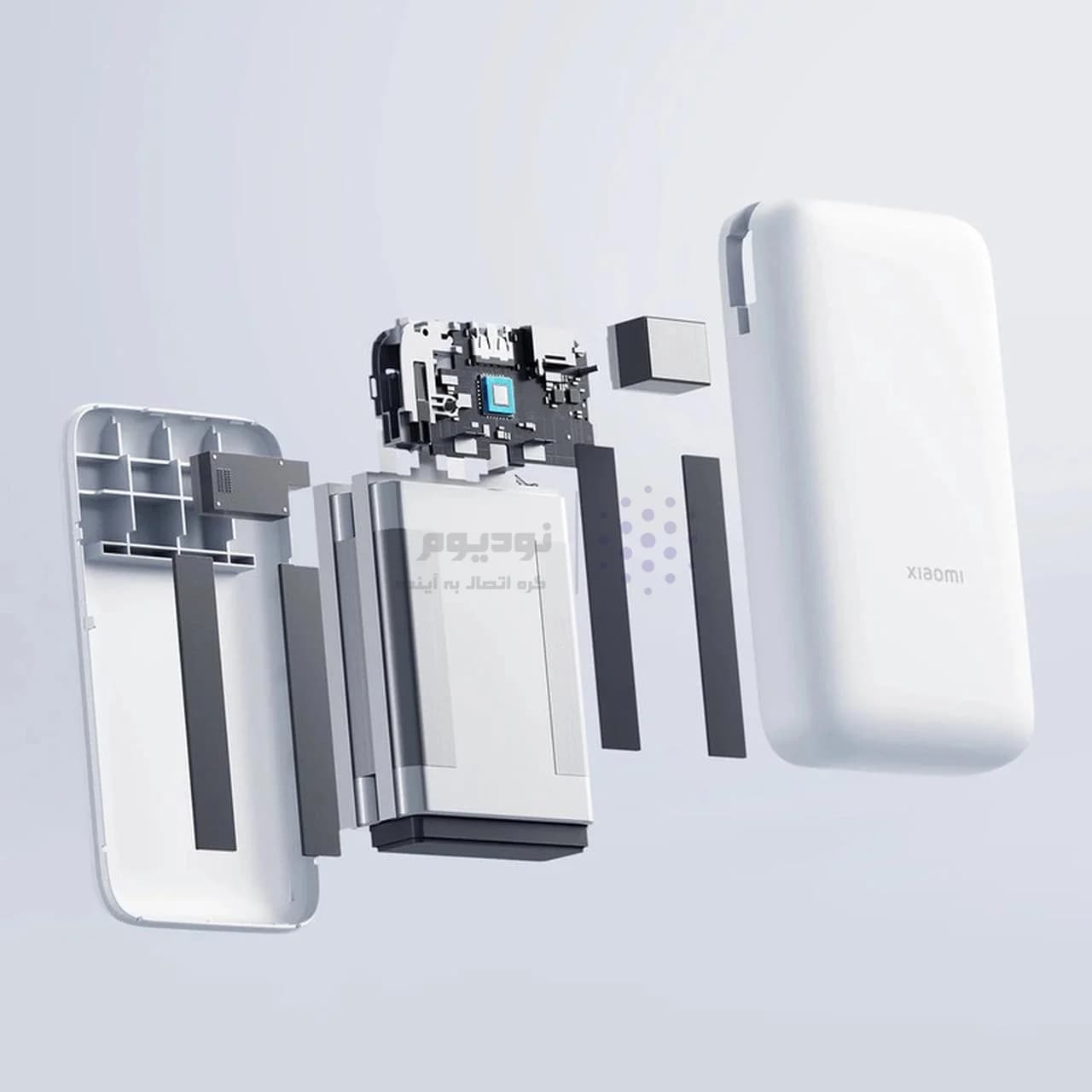 پاوربانک فست شارژ Xiaomi 22.5W 20000mAh مدل PB2020MI – خاکستری تیره (گارانتی 18 ماهه شرکتی) NZ — تصویر ۱۲