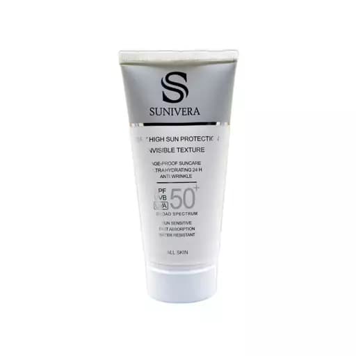 کرم ضد آفتاب SPF50 فاقد رنگ سانیورا 50ml
