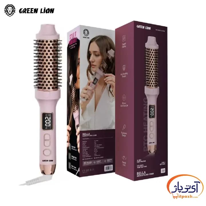 برس حرارتی گرین لاین مدل Comb Bella — تصویر ۲