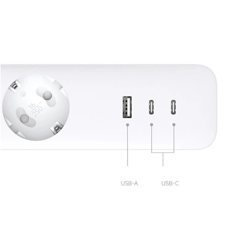 چندراهی برق شیائومی | Mi 20W Power Strip XMCXB01EU — تصویر ۵