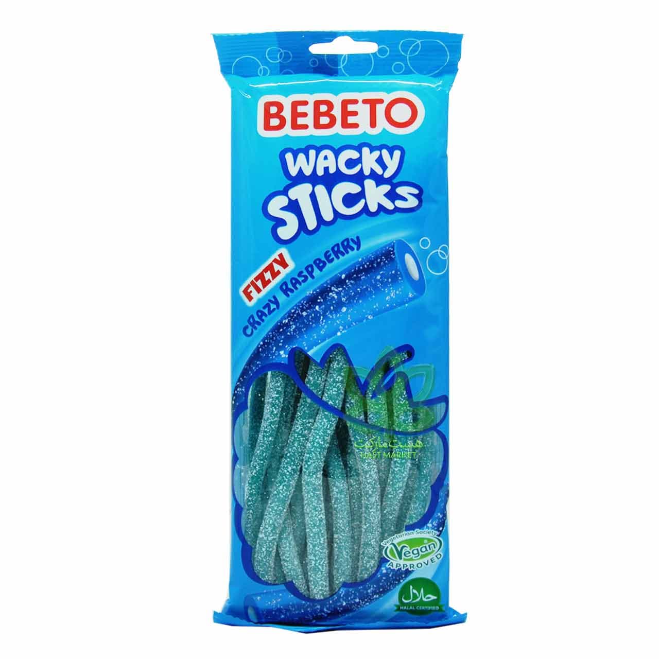 پاستیل ببتو رزبری شکری لوله ای 180 گرم – bebeto