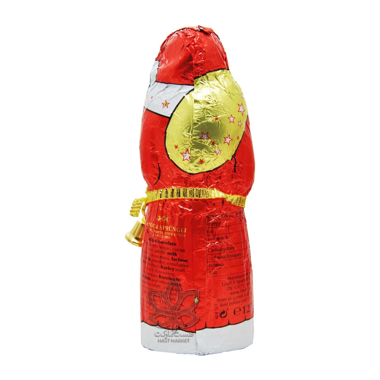 شکلات شیری طرح بابانوئل 125 گرم کریسمس لینت – lindt — تصویر ۲