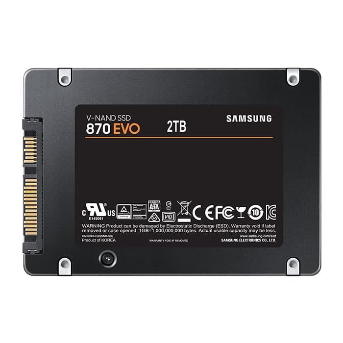 هارد SSD اینترنال 2 ترابایت سامسونگ مدل 870EVO — تصویر ۳