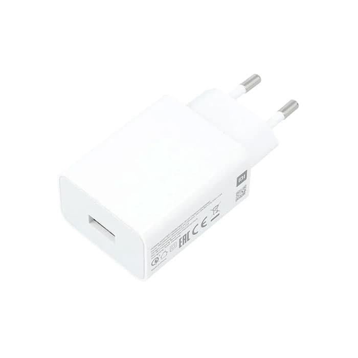 شارژر دیواری 22.5 وات 2 پین اورجینال شیائومی با کابل تایپ C (به‌همراه کارتن گوشی)
